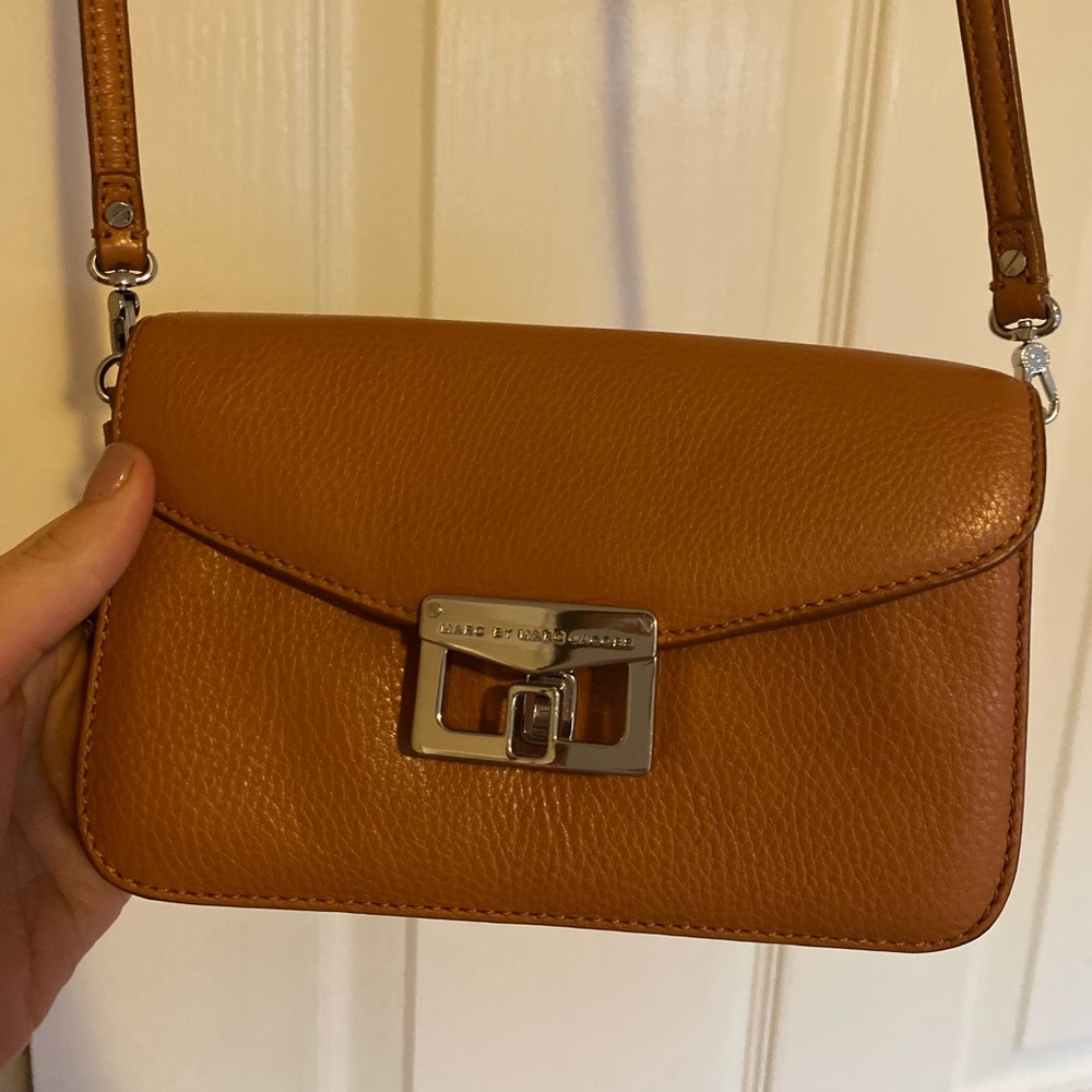 Marc By Marc Jacobs Tan Leather Crossbody Bag